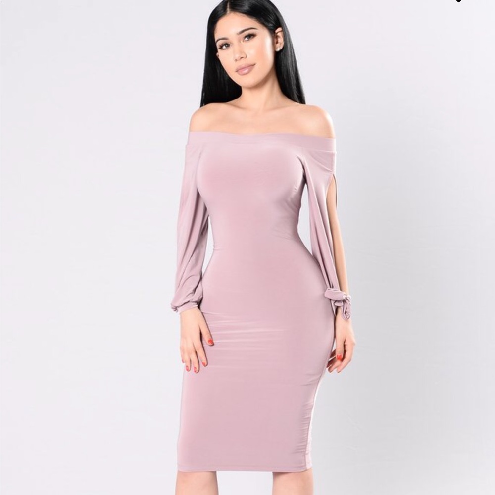 Body Rock Dress-Mauve